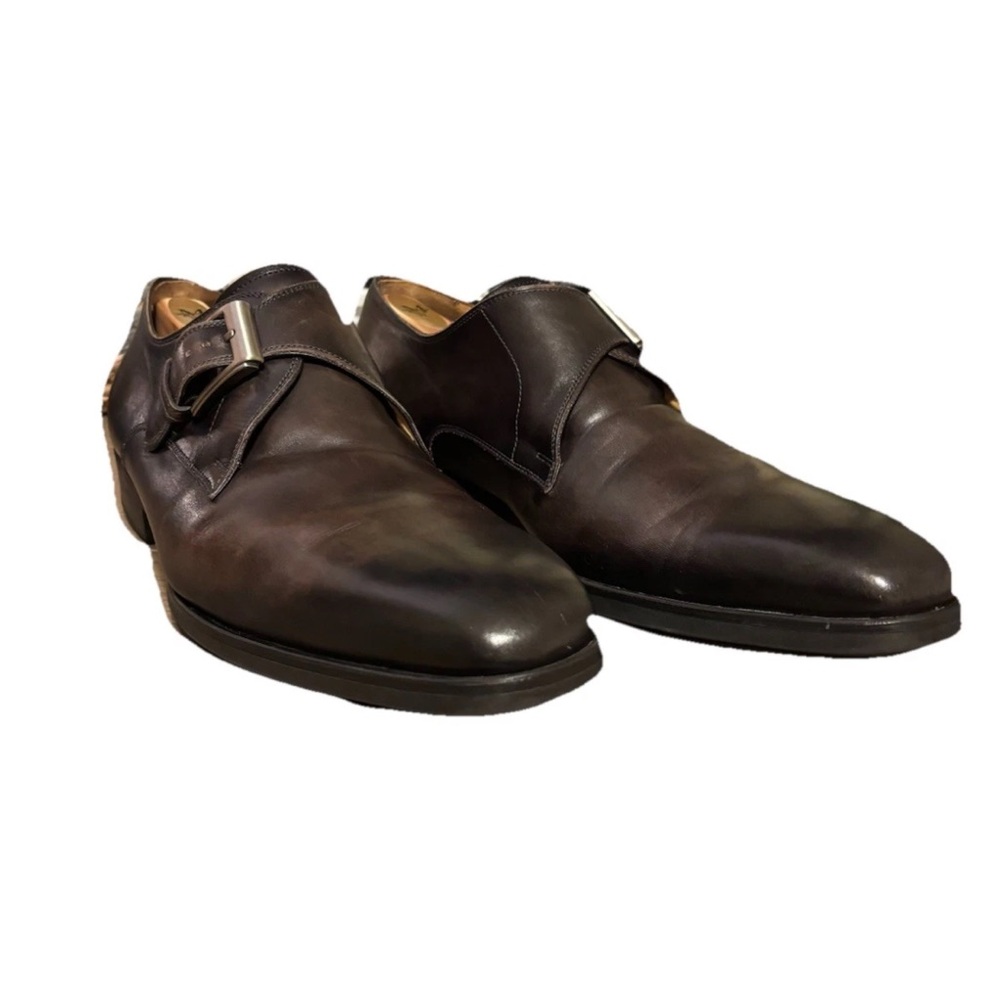 Magnanni Dark Brown Leather Oxfords